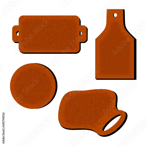 cutting board woof talenan kayu vector kitchen interior table knife