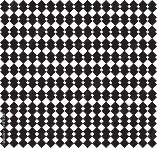 Motivo de formas geométricas en blanco y negro.