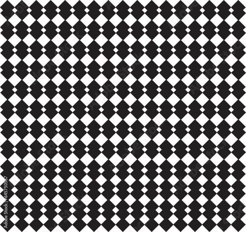 Motivo de formas geométricas en blanco y negro.