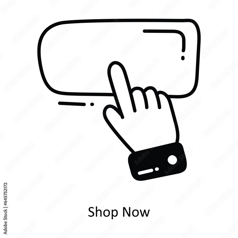 Shop Now doodle Icon Design illustration. Ecommerce and shopping Symbol on White background EPS 10 File Shop Now doodle Icon Design illustration. Ecommerce and shopping Symbol on White background EPS 10 File