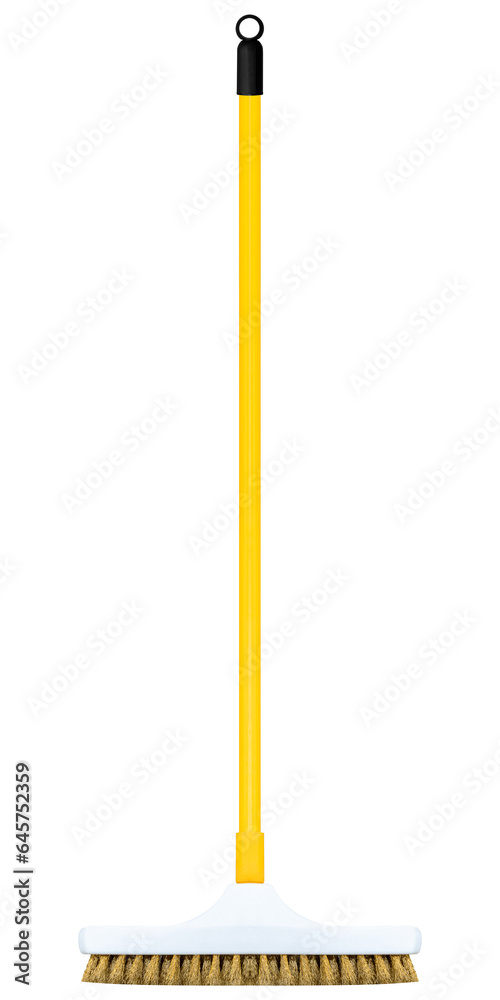 Yellow handle floor scrubbing brush Yellow handle floor scrubbing brush