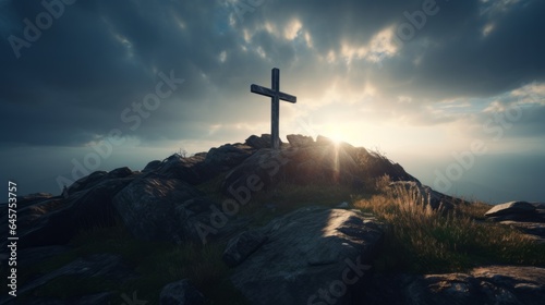 Cross On A Rocky Outcropping, Cinematic