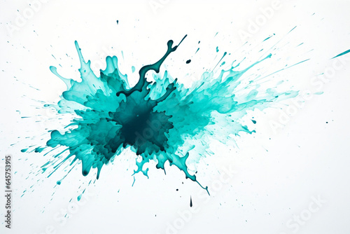 Teal watercolor background