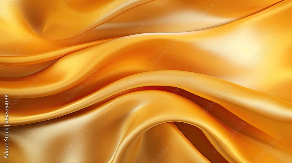 golden silk background- generative ai golden silk background- generative ai