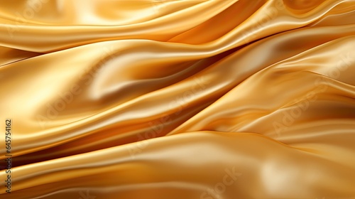 golden silk background- generative ai
