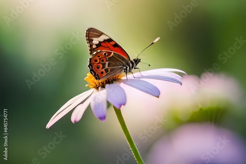 butterfly on a flower © Imran_Art