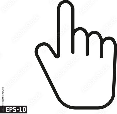 hand cursor icon