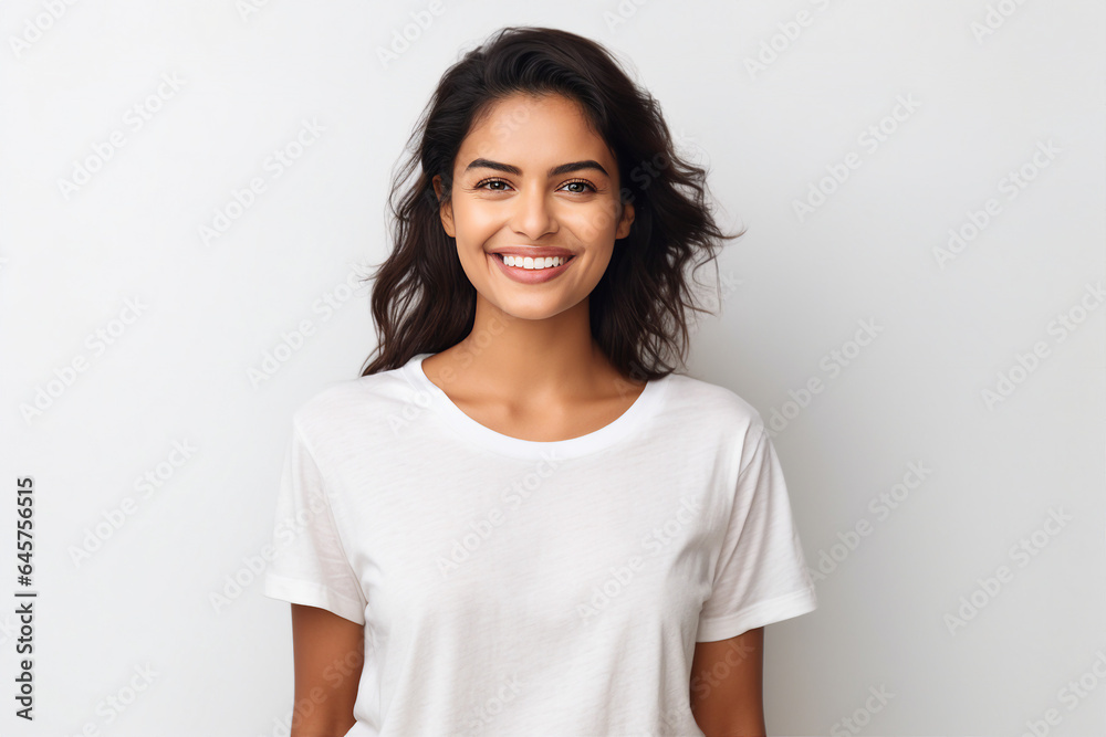 Woman portrait made with Generative AI technology Woman portrait made with Generative AI technology