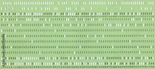 Schilderij op canvas punched card for programming
