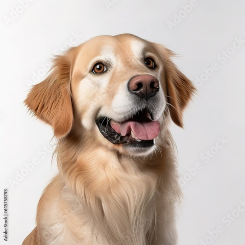 A photograph of a dog