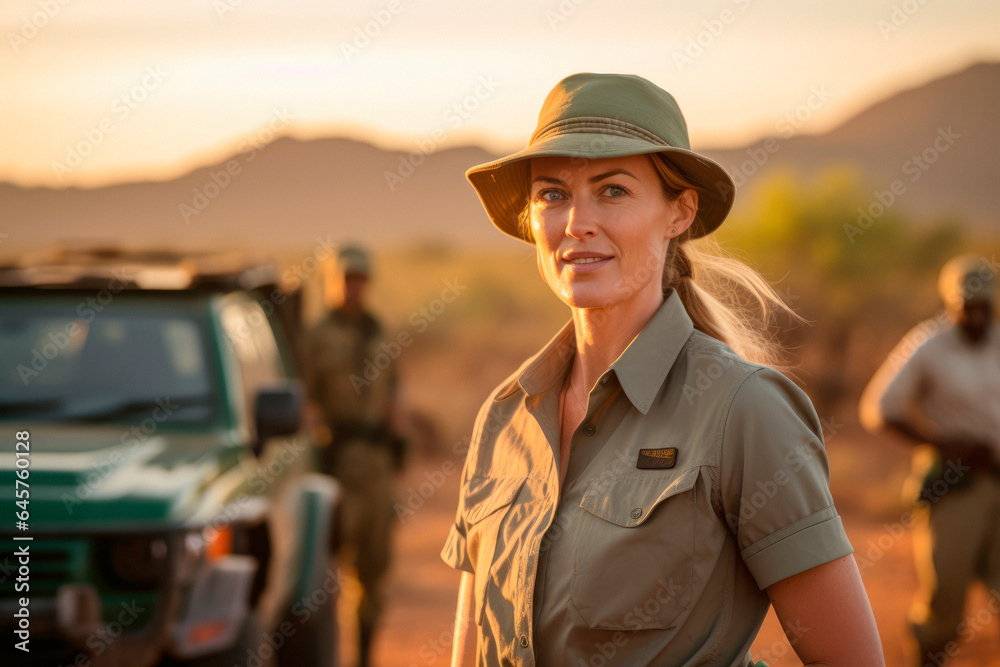 Wildlife Sunset Adventure: A South African Woman, a Dedicated Female Guide, Unveils the Splendors of Wildlife during the Golden Hour Sunset Tour.

