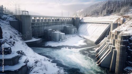 Hydro Power Plant in Siberia