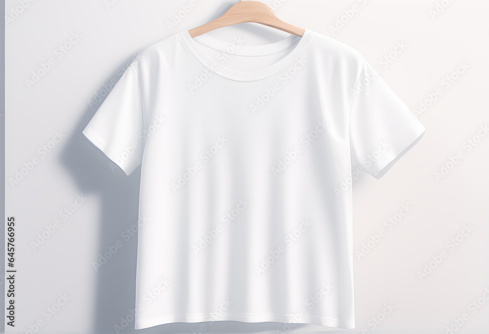 A people wearing a light-colored white T-shirt elegant white sign. white t-shirt for copy Space for font or ideas, A space for putting characters or creating anything. Generative AI, illustration A people wearing a light-colored white T-shirt elegant white sign. white t-shirt for copy Space for font or ideas, A space for putting characters or creating anything. Generative AI, illustration