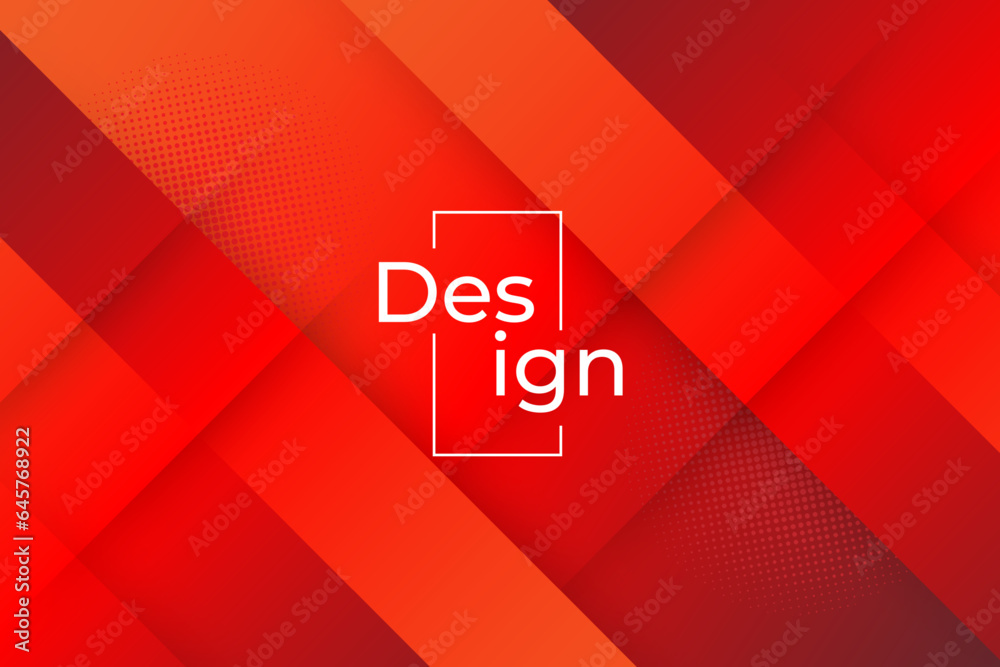 Abstract red gradient background with shadow lines Stock Vector | Adobe ...