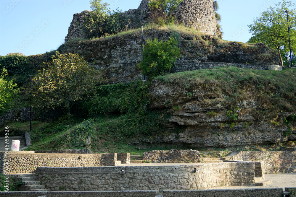 ancient castle ruins