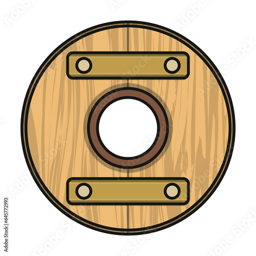 Wheel of cart vector icon.Color vector icon isolated on white background wheel of cart.