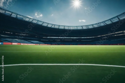 football stadium with a sky © aimenyounas