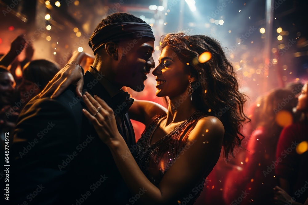young woman enjoying herself at a nightclub in South Africa young woman enjoying herself at a nightclub in South Africa