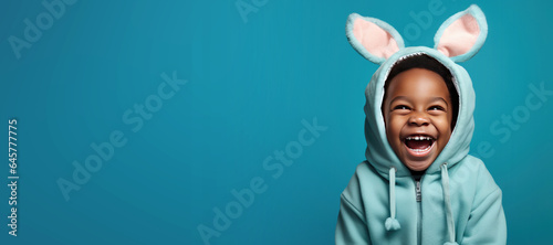 Cute Boy in a Bunny Costume...