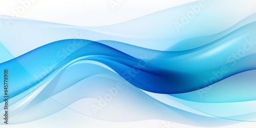 Blue Pattern on a White Background, a Contemporary and Delicate Artistic Creation