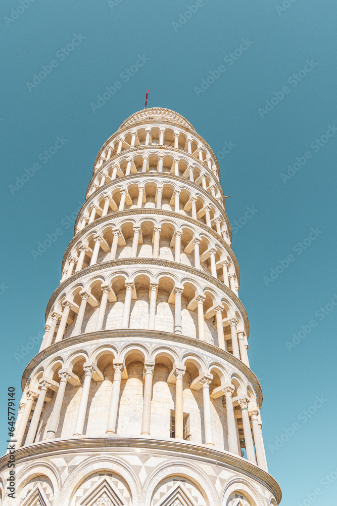 Leaning tower, Pisa, Tuscany in Italy