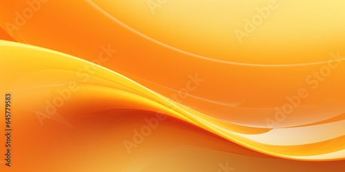 ellow and Orange Wave Logo Design on Vibrant Yellow Background for Striking Branding