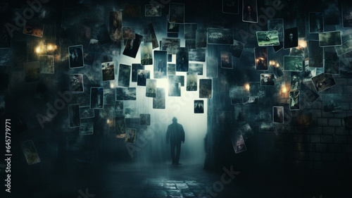 Memories Thriller Background Concept