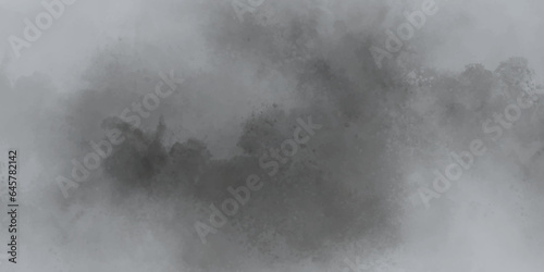 Fog or smoke isolated transparent special effect. White vector cloudiness, mist or smog background. Vector illustration Black background, chalkboard texture for website backgrounds, dark gray painting