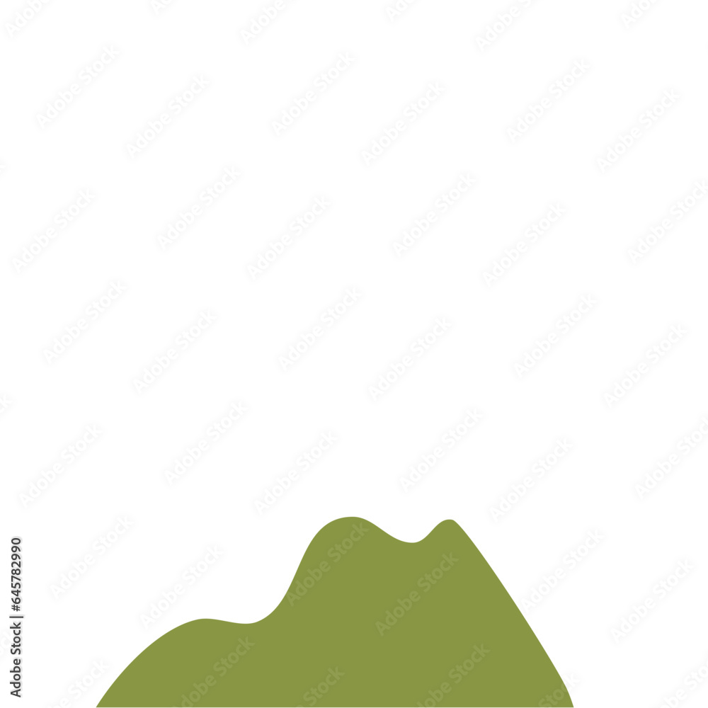 Fototapeta premium Illustration of Green Dried Herbs