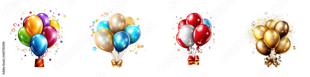 New Year's Party clipart collection, vector, icons isolated on