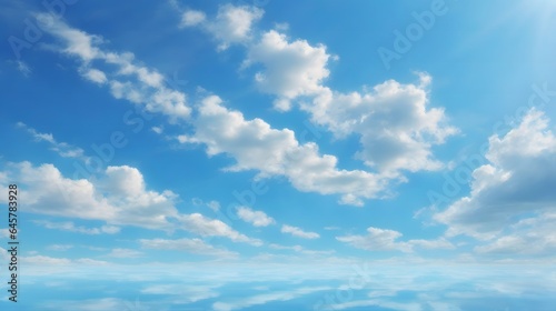 Clear Blue Sky Background Blue Sky Background Blue Sky Landscape Azure Sky Wallpaper Blue Sky Horizon AI Generative