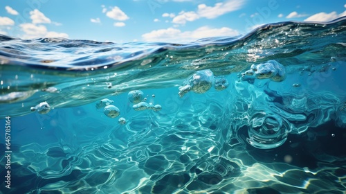 Crystal Clear Underwater Scenery