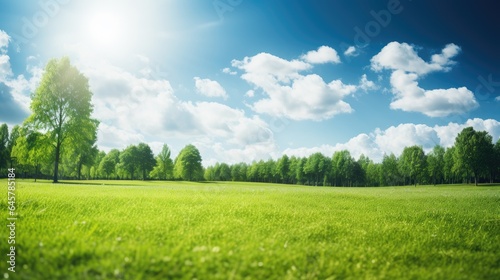 Beautiful Blurred Grass View Background © Exotic Escape