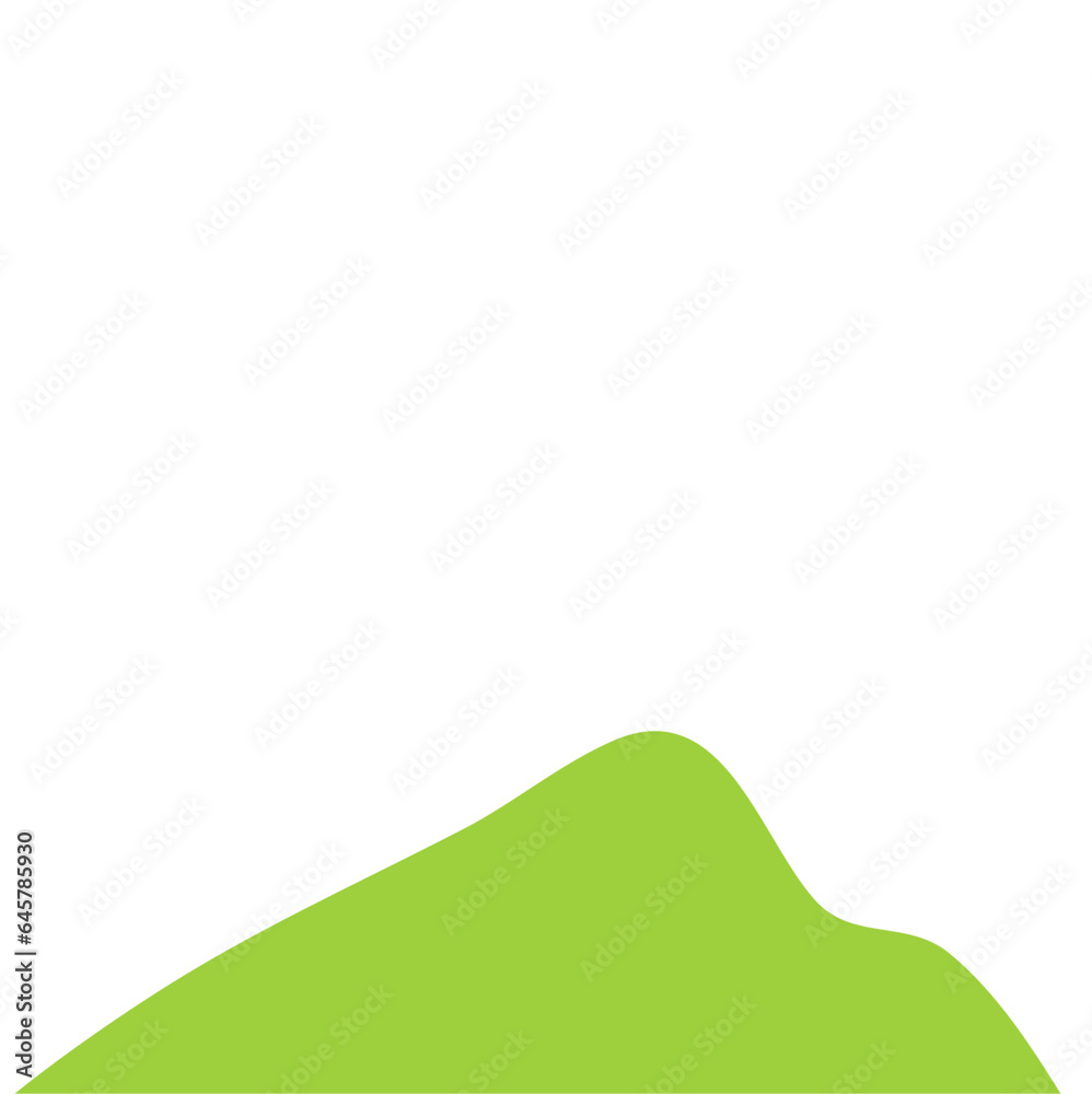 Hill Footer Vector Illustration Hill Footer Vector Illustration