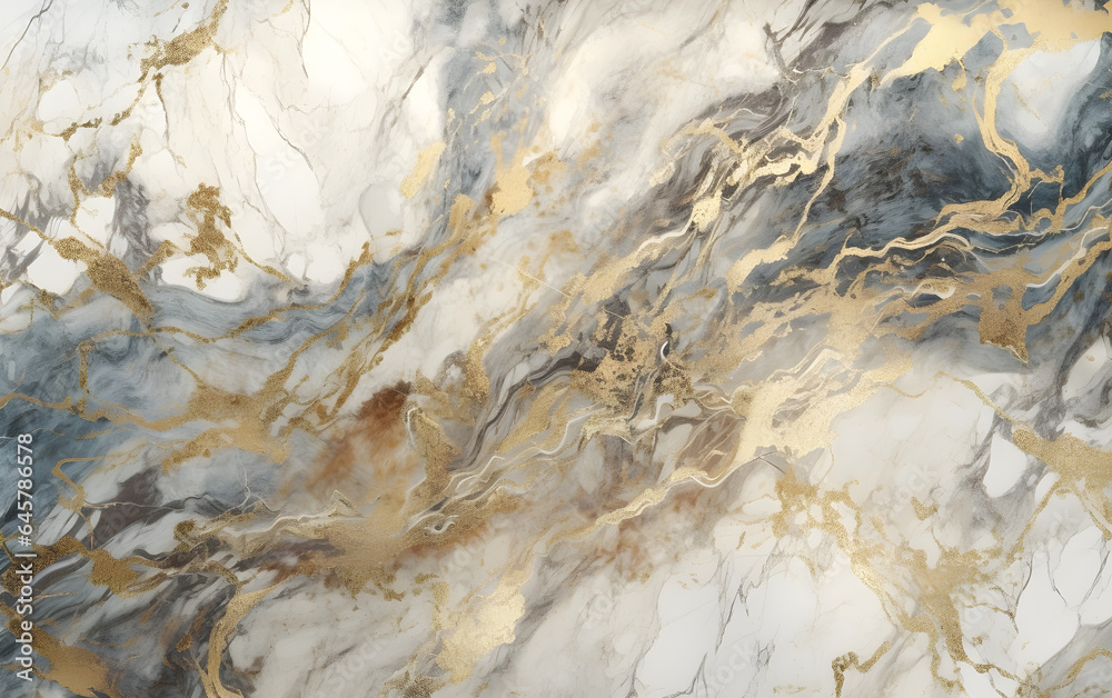Naklejka premium Textured marble background, Generative AI