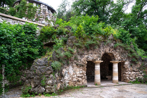 Fototapeta Naklejka Na Ścianę i Meble -  Diana's Grotto in the Flower Garden Park. Pyatigorsk