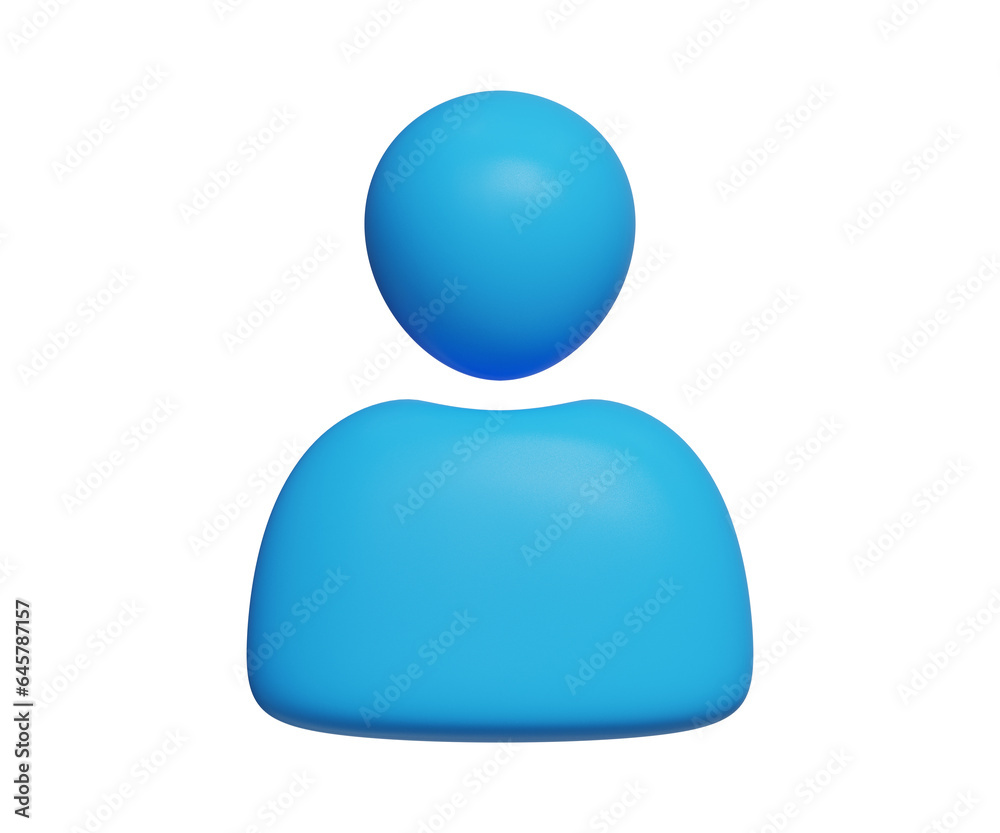 3D user profile icon. Person icon, employee icon, avatar icon, people icon. Web user symbol. Social profile icon. 3d illustration 3D user profile icon. Person icon, employee icon, avatar icon, people icon. Web user symbol. Social profile icon. 3d illustration