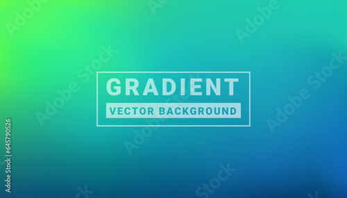 Abstract blur mesh gradient green blue background in bright multi-color.smooth banner template.