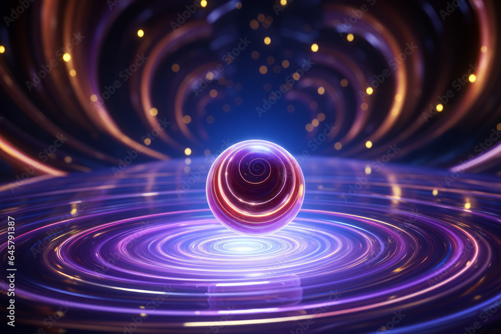 Chrome Holographic Pulse Liquid background Chrome Holographic Pulse Liquid background