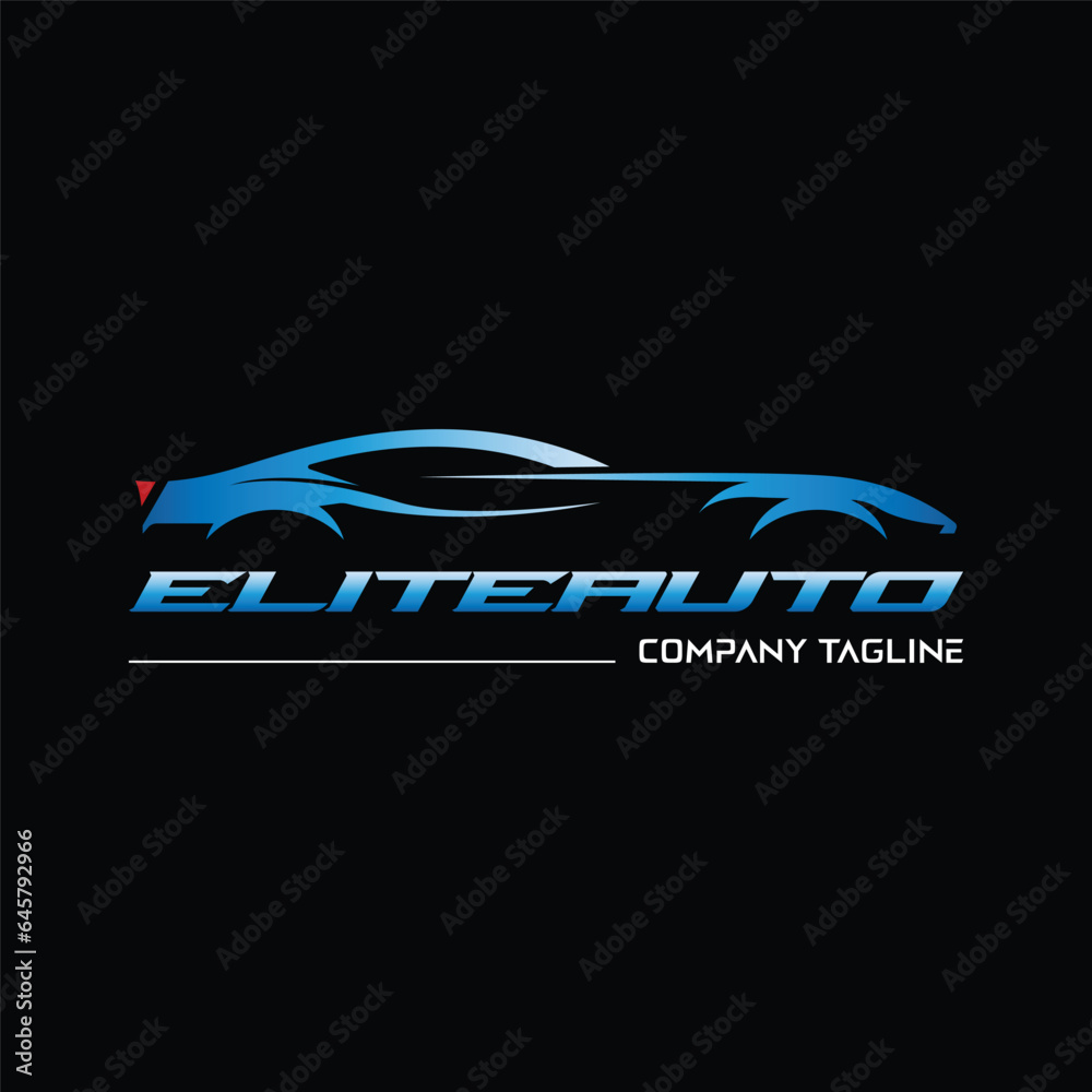 Fototapeta premium Auto car logo template, Perfect logo for business related to automotive industry