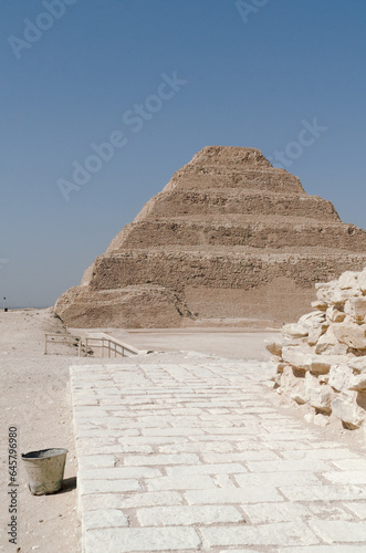 The pyramid of Saqqara