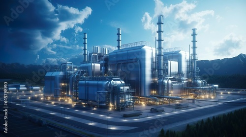 Hydrogen plant Modernized electrical station