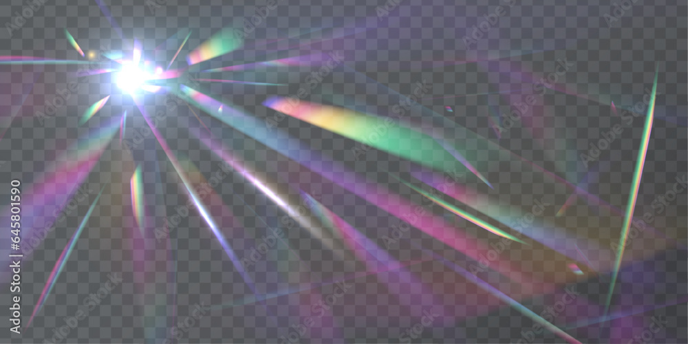 Transparent light refraction pattern for adding effects to backgrounds and objects. Holographic falling confetti glitters isolated on transparent background. Vector illustration. Transparent light refraction pattern for adding effects to backgrounds and objects. Holographic falling confetti glitters isolated on transparent background. Vector illustration.