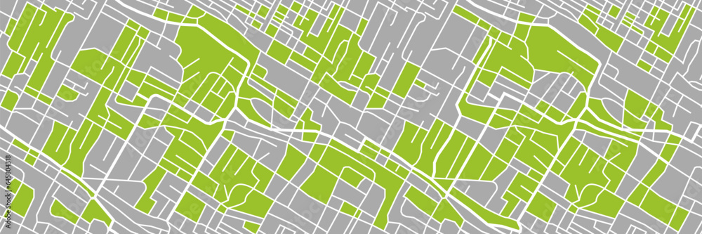street map of city, seamless map pattern of road