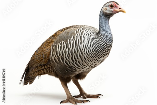 Guinea fowl, blank for design. Bird close-up. Background with place for text