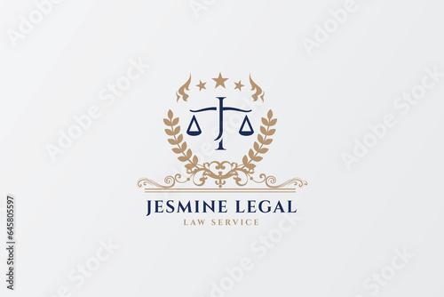 Letters for Law Pro Logo Template Vector