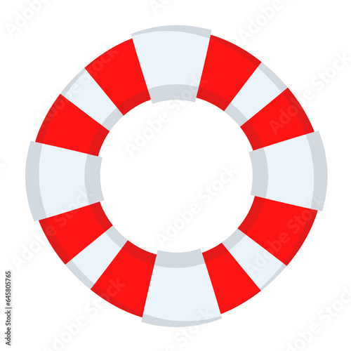 lifebuoy art drawn cartoon style  icon