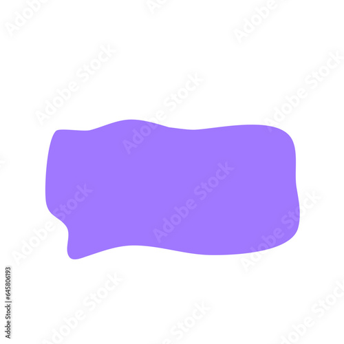 Organic colorful blob shape. Abstract fluid shapes vector, simple decoration forms