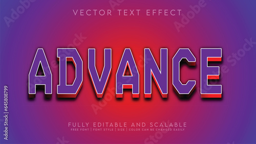 3D Text Effect _Fully Editable and Scalable Vector  Advance 