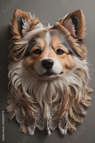 Canine Companions A Photorealistic Dog Face Portrait by Generative AI